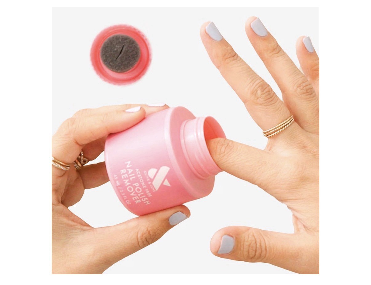 Olive & June Acetone Free Nail Polish Remover Pot 2.4 FL OZ
