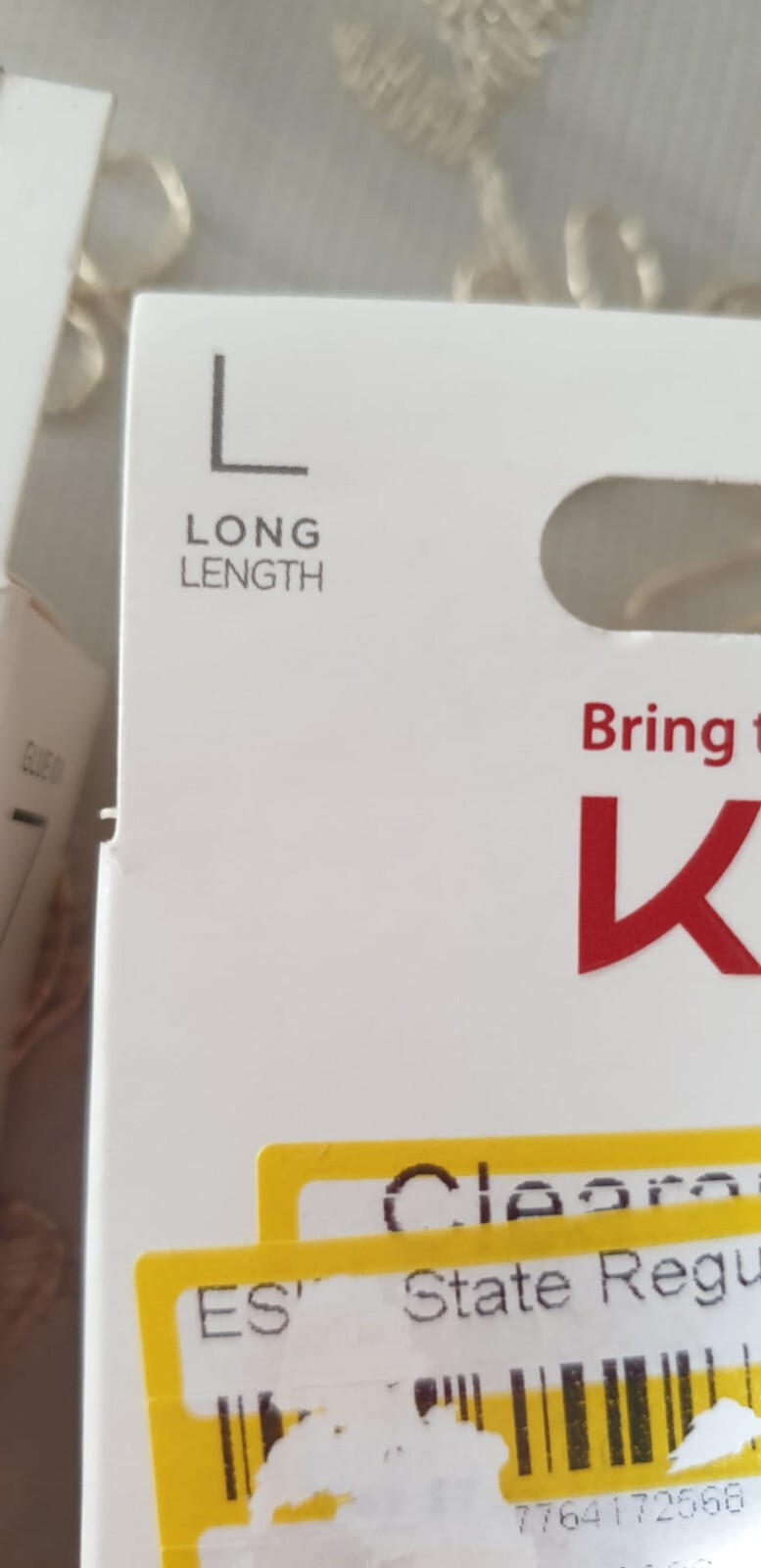 KISS Gel Fantasy Collection Long, Matte Black & Chunky Silver (Damaged Package)