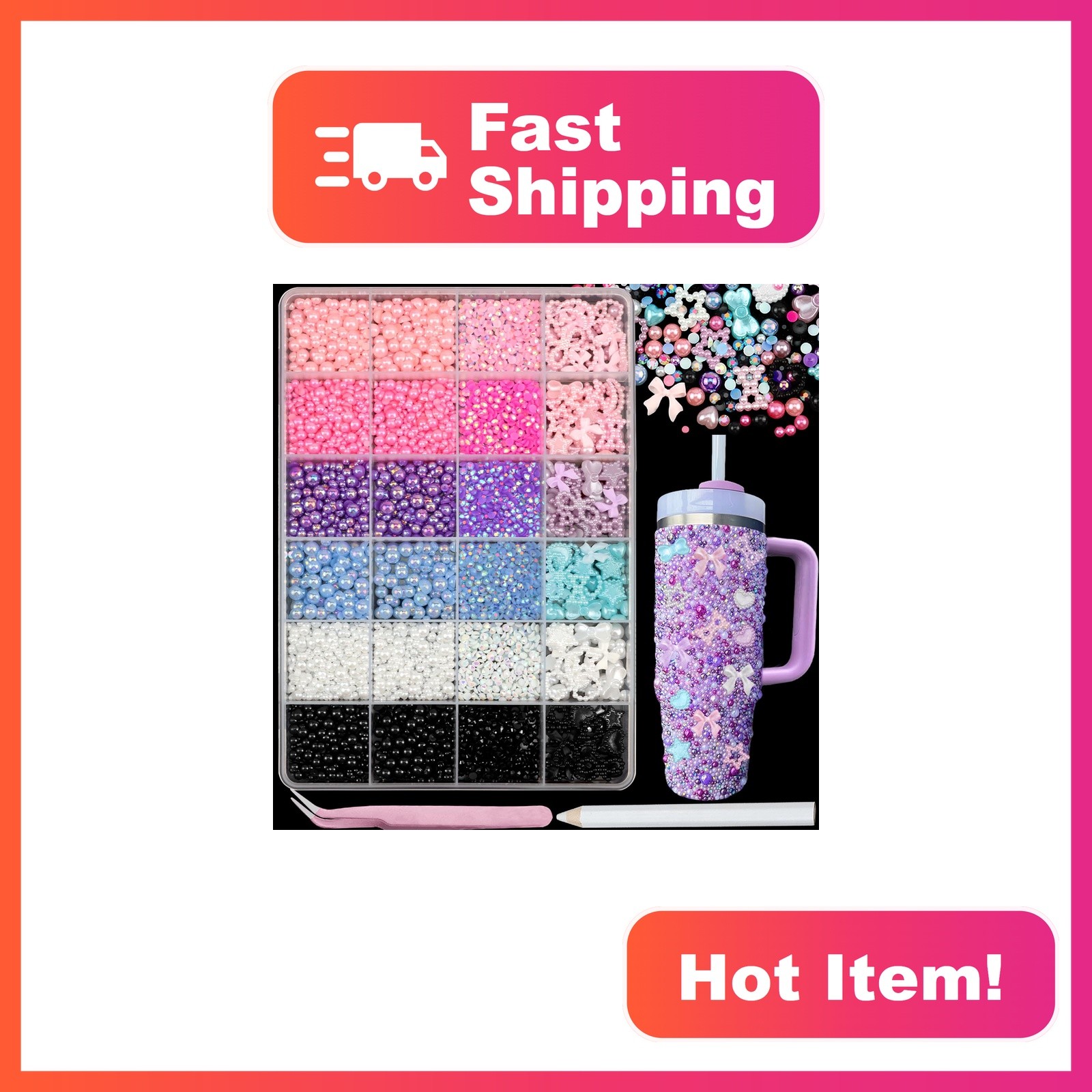 SEMATA Pearls Bedazzler Kit 04-Colorful