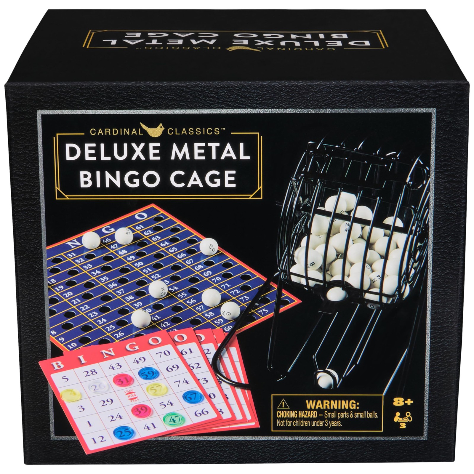 Spin Master Games, Cardinal Classics, Deluxe Metal Bingo One Size, Multicolor