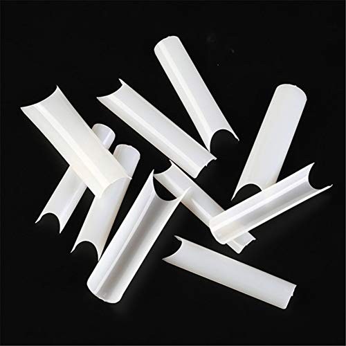 500pcs XL Fake Nails Premium Square Clear Tips Nail Art C Tips French Acrylic