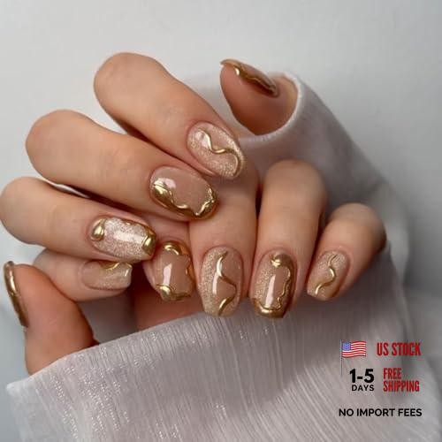 Press on Nails Square Short Length Glossy Full Cover Acrylic – Square