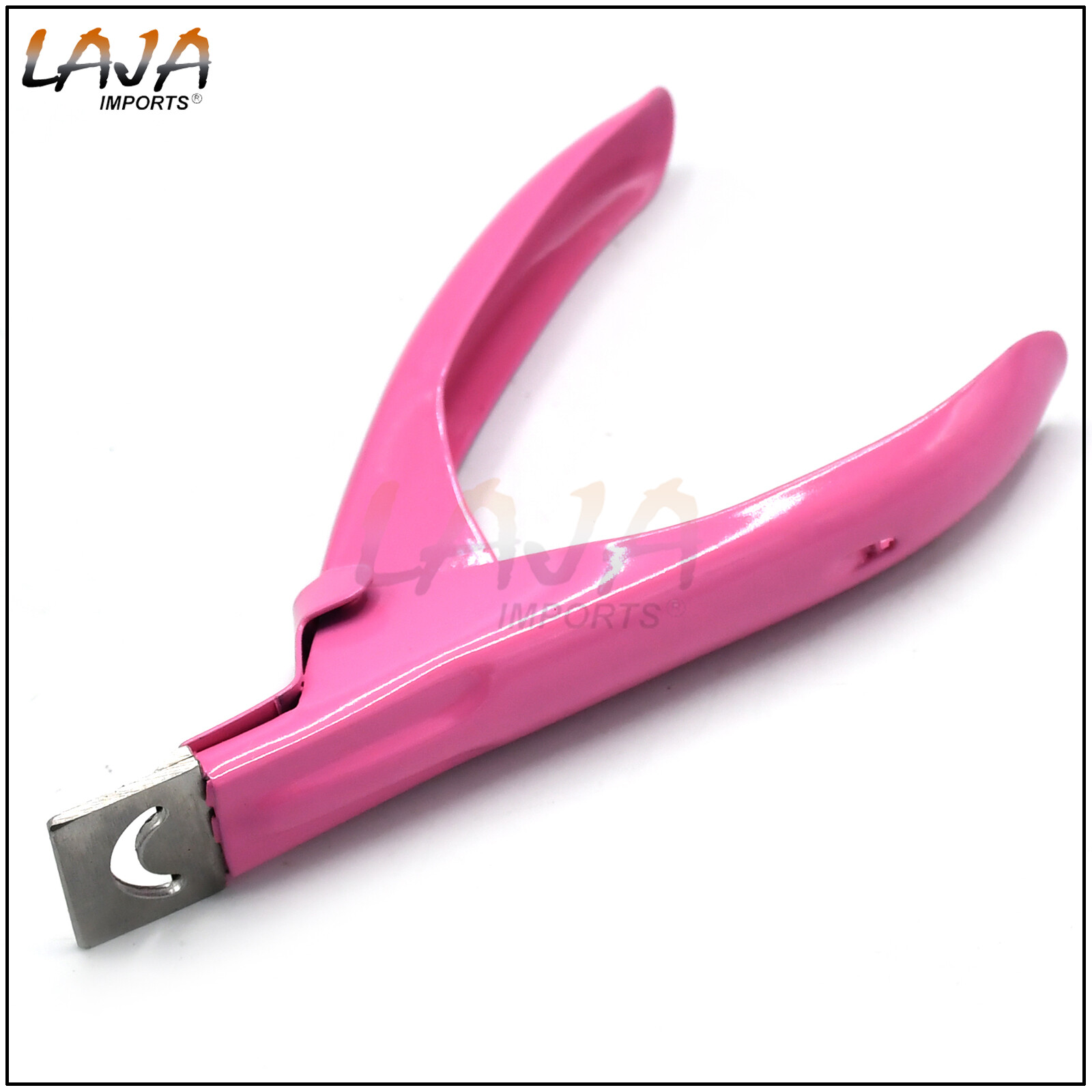 (Pink) 3 Way Adjustable False Nail Tip Cutter Clipper Acrylic UV Gel Salon Art
