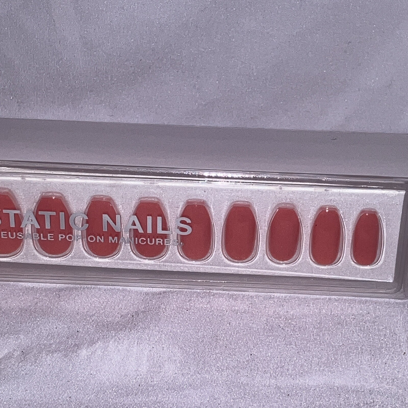 Static Nails Reusable Pop-On Manicure Set Glue-On Nails Sunset Somewhere Coffin