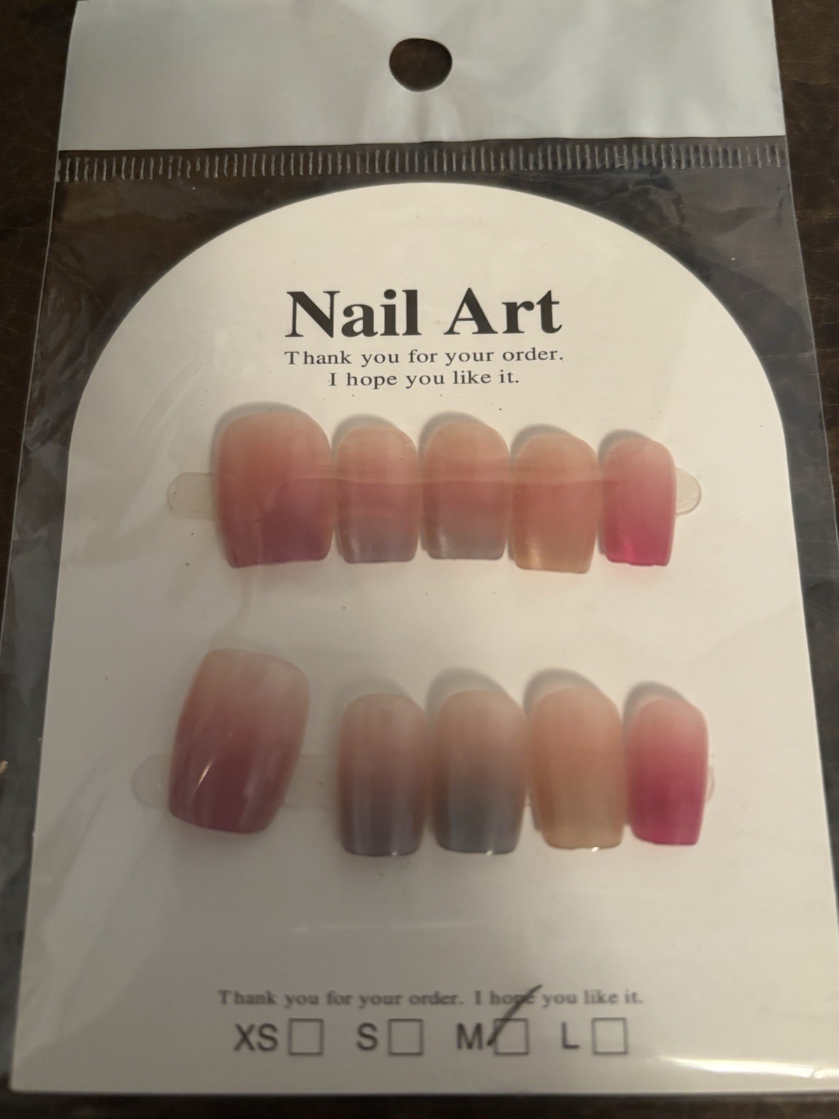 Homemade Assorted Size Medium Press On Nail Lot