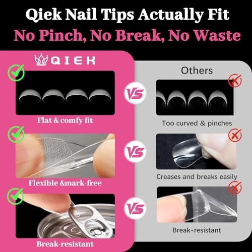 450PCS Short Almond & Round & Square – 3 Styles Nail Short Almond+Square+Round