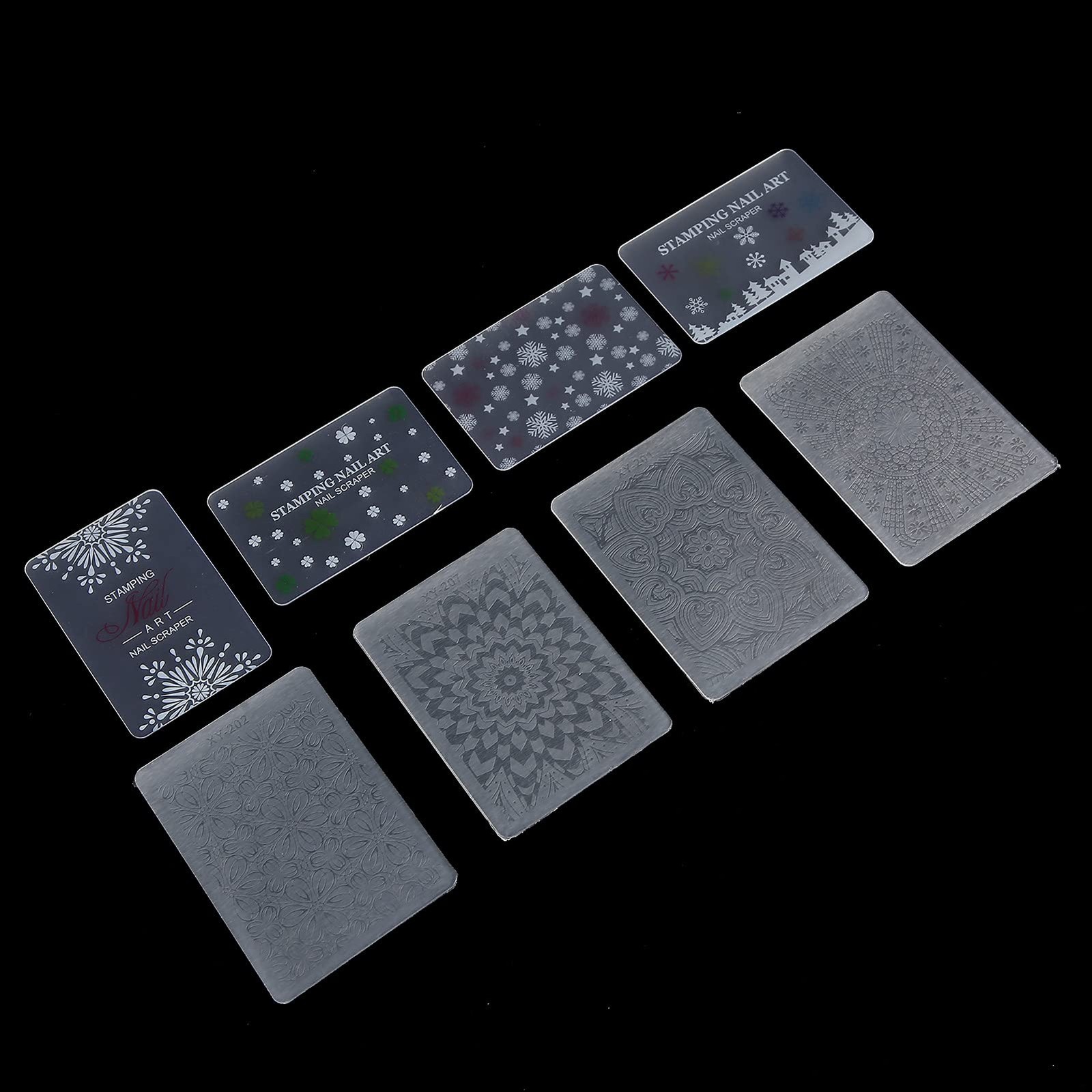 Manicure Stamping Plates , Fashionable 4Sets Double Ended Pen Colorful Rhines…