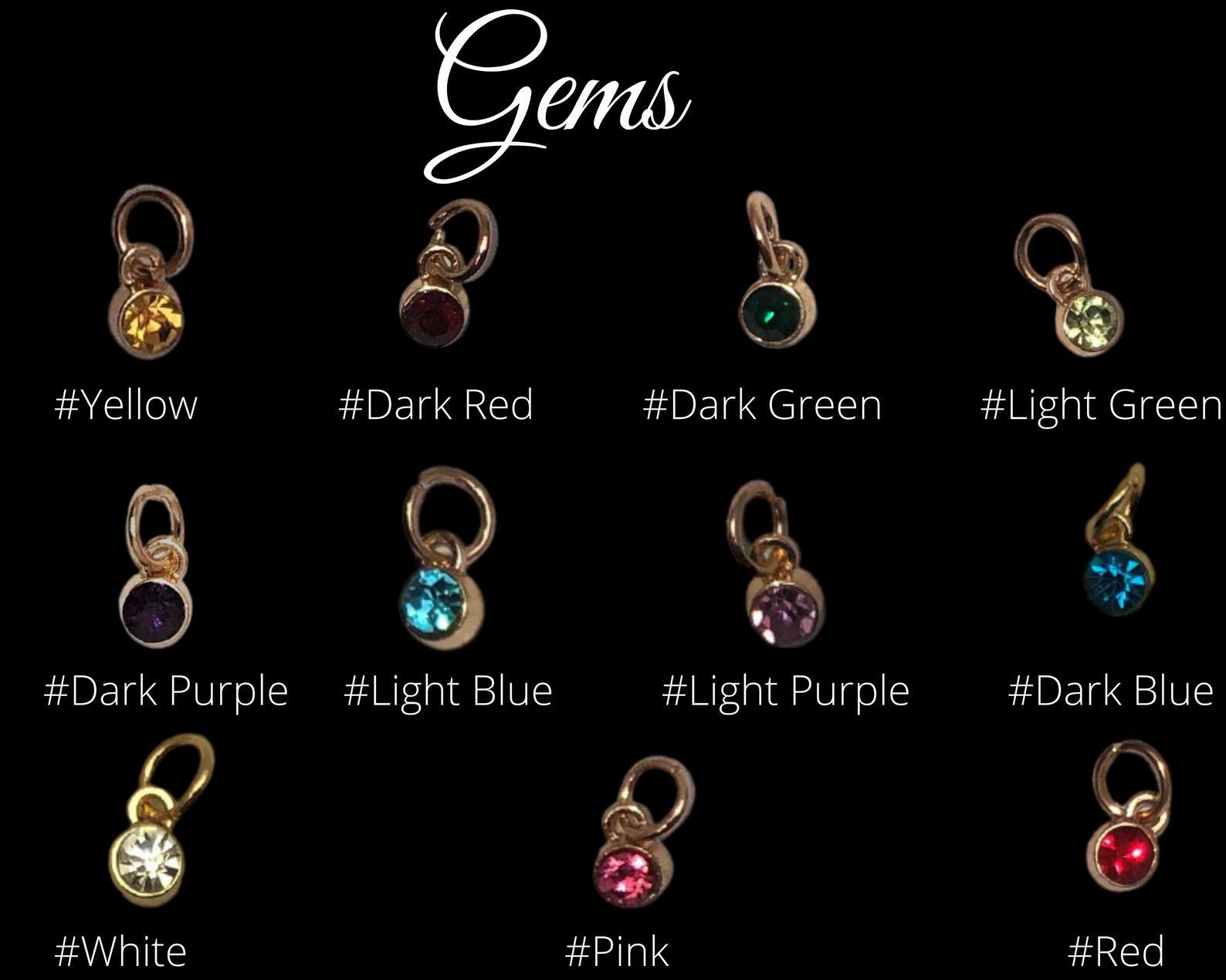 Nail Piercings, Nail Jewelry, Nail Gems, Nail Charms