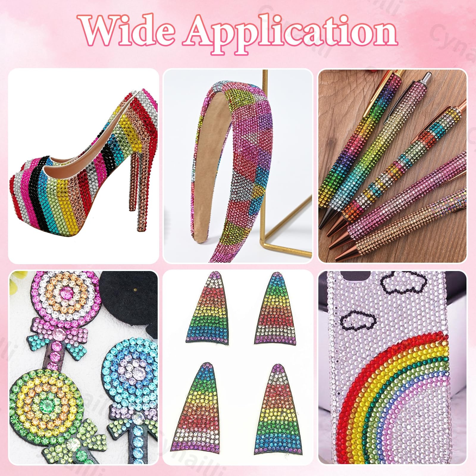 15000 Pcs Resin Rhinestones for Crafts, Colorful Jelly Resin Rhinestones for …