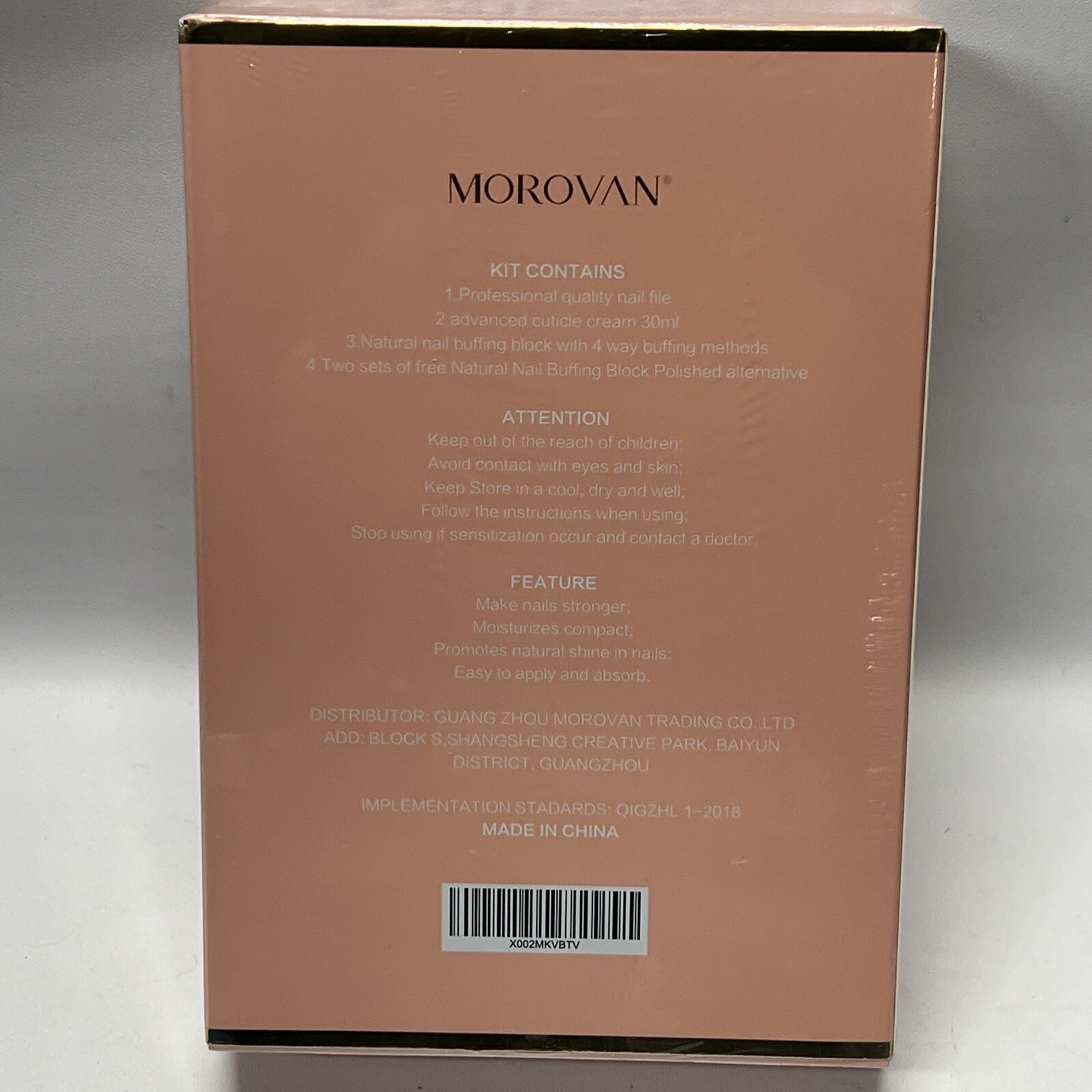 Morovan (Acrylic & Natural) Nail Care System Kit NEW SEALED Cuticle & Nail Care