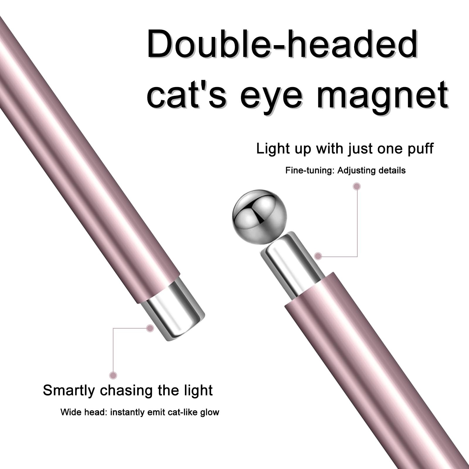 Cat Eye Magnet for Nails, 3 in 1 Cat Eye Nail Magnet Stick Gel Nail Polish Ma…