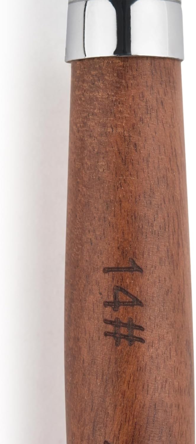 Nail Brush Koliy Sable Acrylic Nail Art Brush Profal Red Wooden