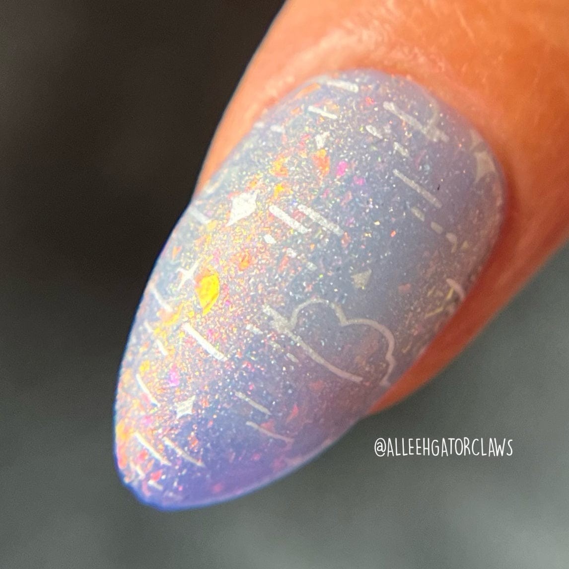 Maniology nail stamping plate M368 RAINBOW BRIDGE