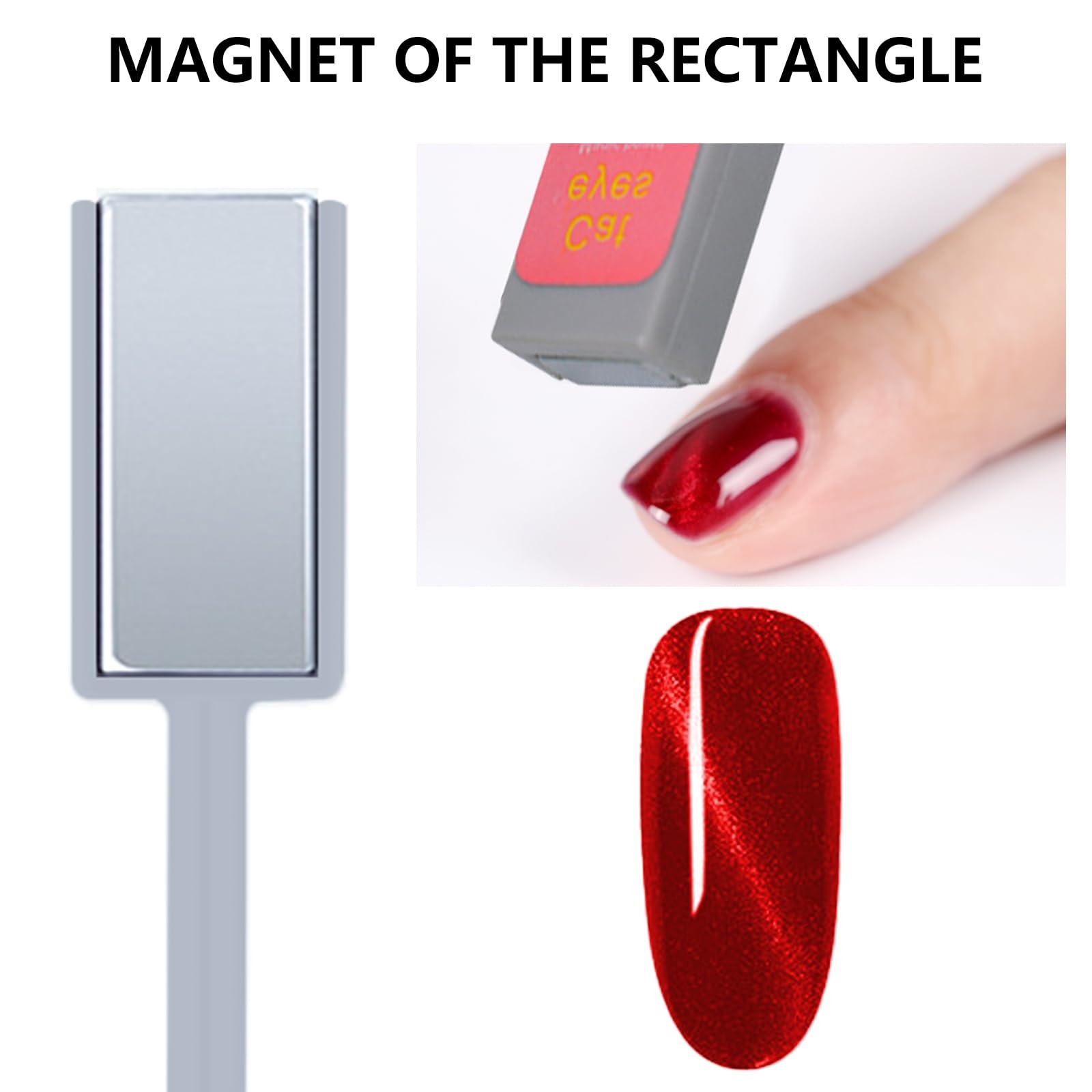 6Pcs Cat Eye Nail Magnet Stick, Double Head Cateye Magnet for Nails, Cat Eye …
