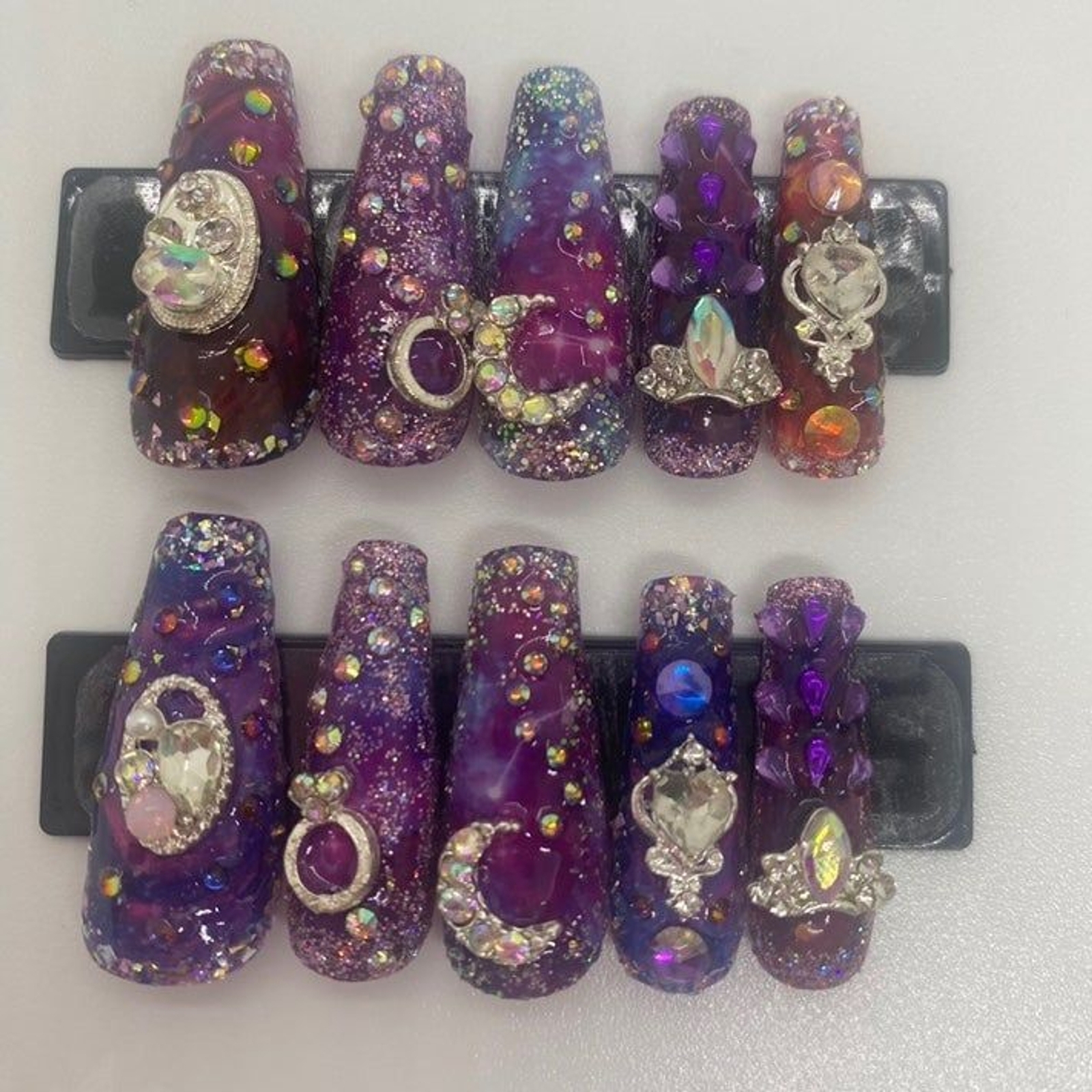 Galaxy Bling Press On Nail Set