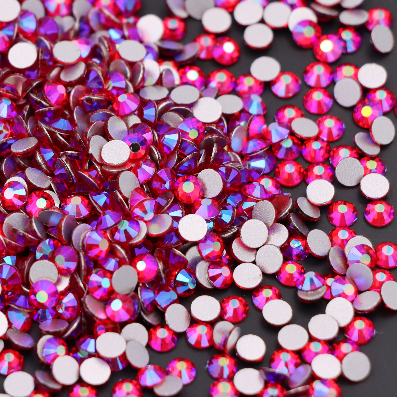 Glitter Rhinestone Crystal AB Non Hot Fix FlatBack Strass Garment Nail Art Stone