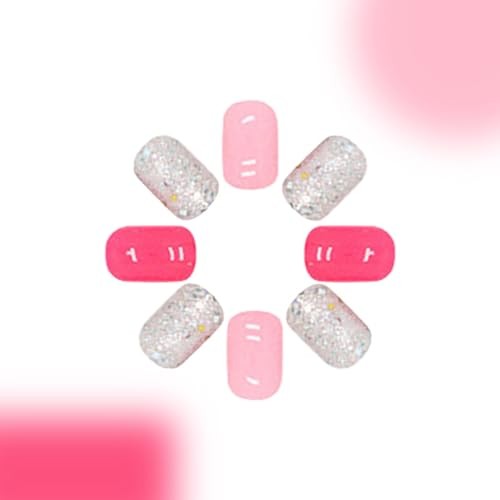 Square Spring Fake Nails – Press on Square Nails – A01 Style