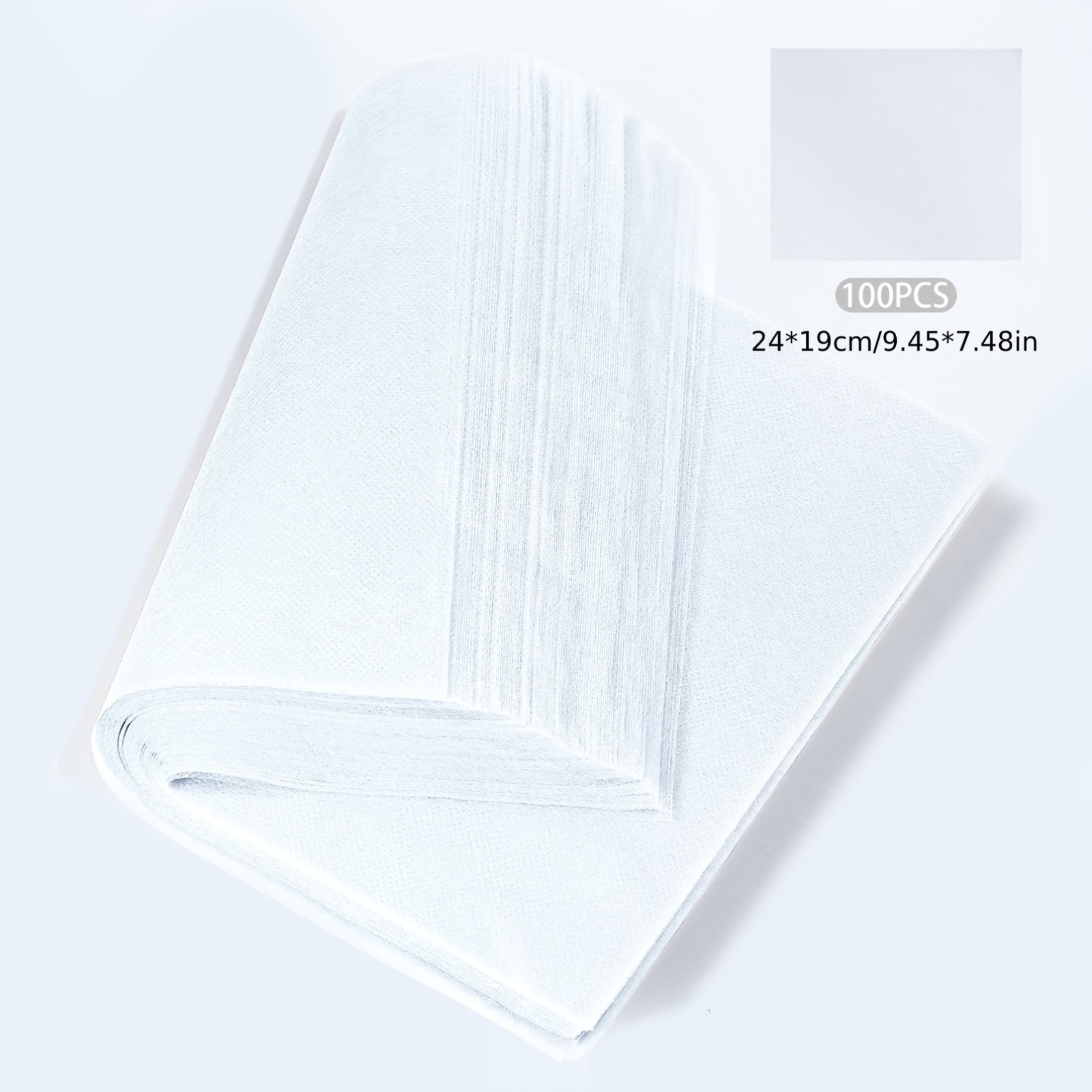 200 Sheets Nail Dust Collector Filter Paper Blue Nail Art Vacuum Cleaner