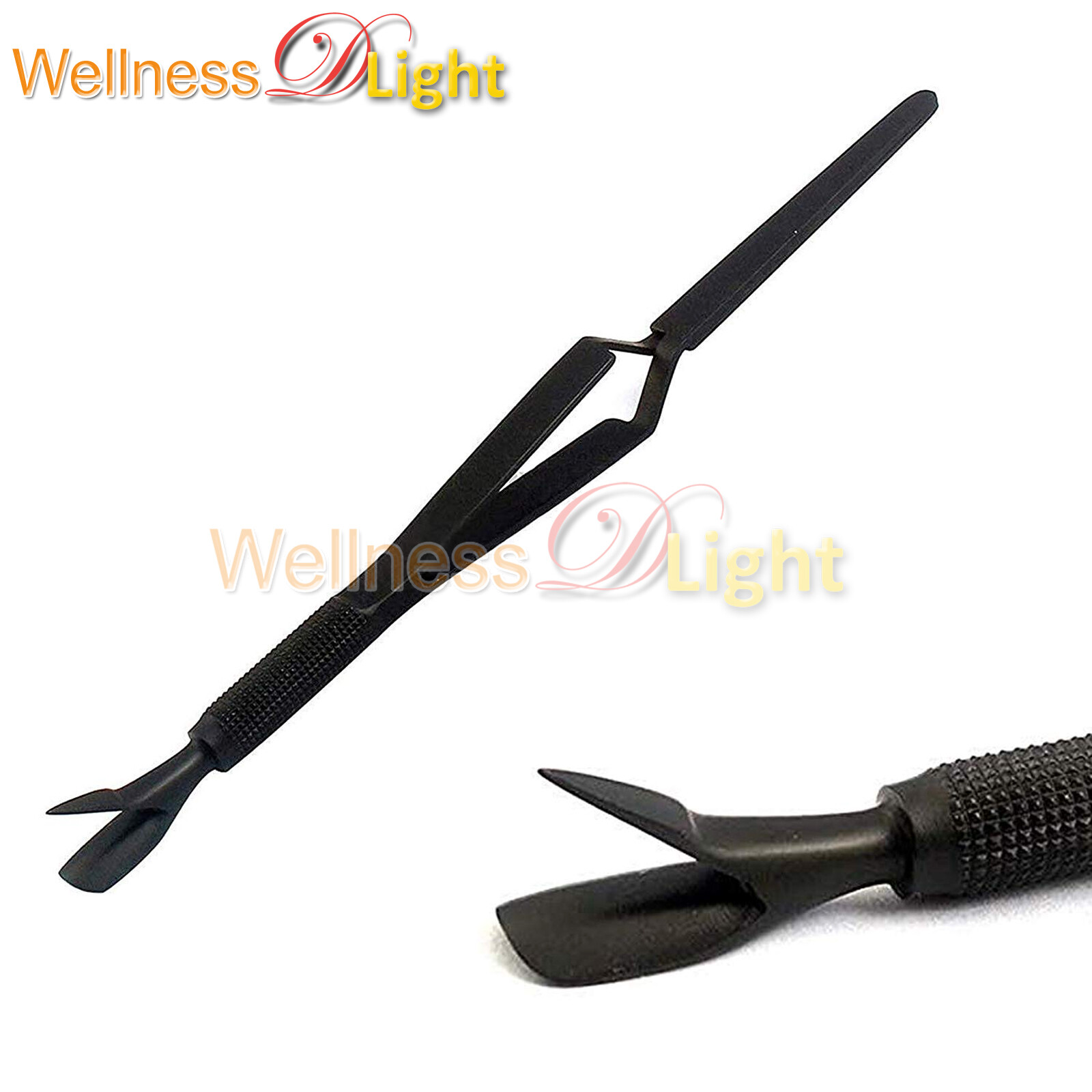 WDL C-curve Nail Pinching Tool Magic Wand Multi-function 3+1(Full Black-Color)