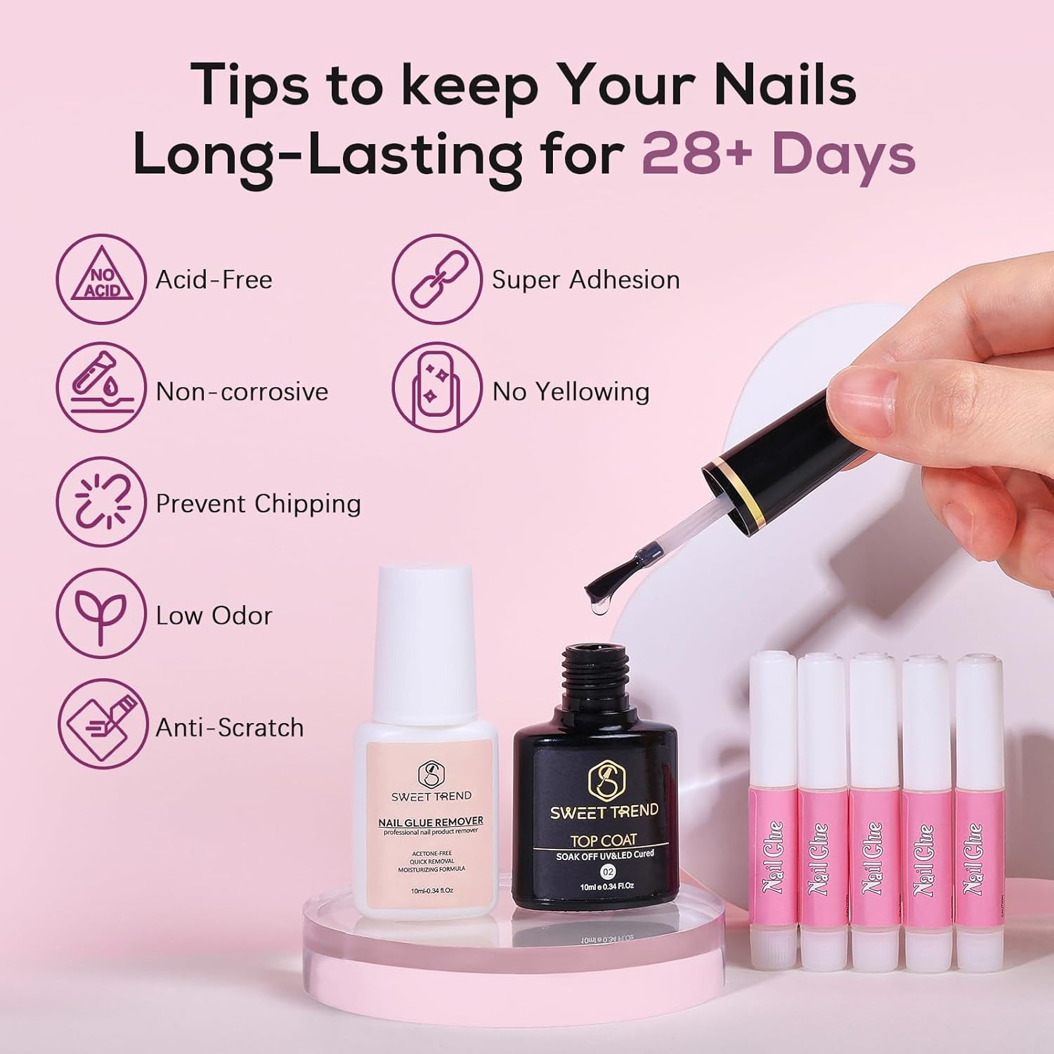 Acrylic Nail Kit for Beginners: Professional Acrylic Powder Set with Everything