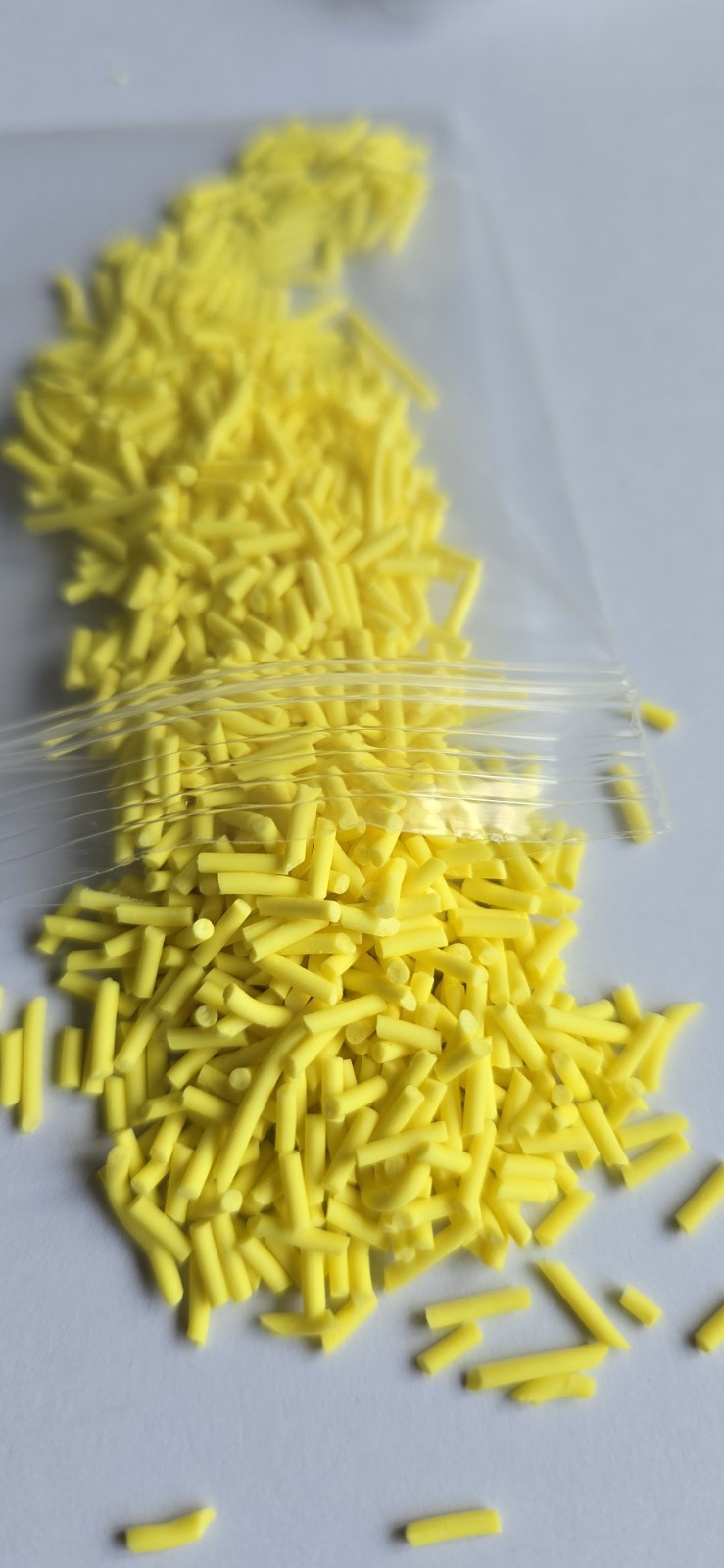 12g bag Yellow Sprinkles clay for crafts resin art card makin
