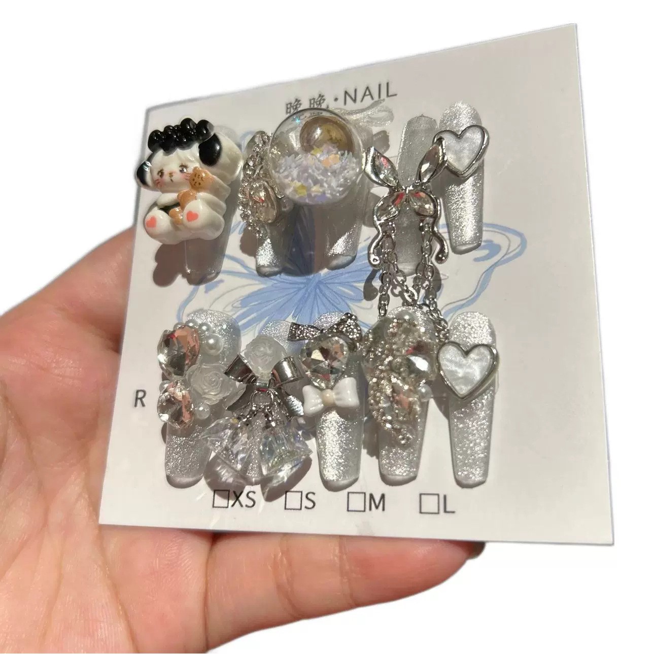 Cute Cool Cartoon Nails Handmade Press On Nails Removable