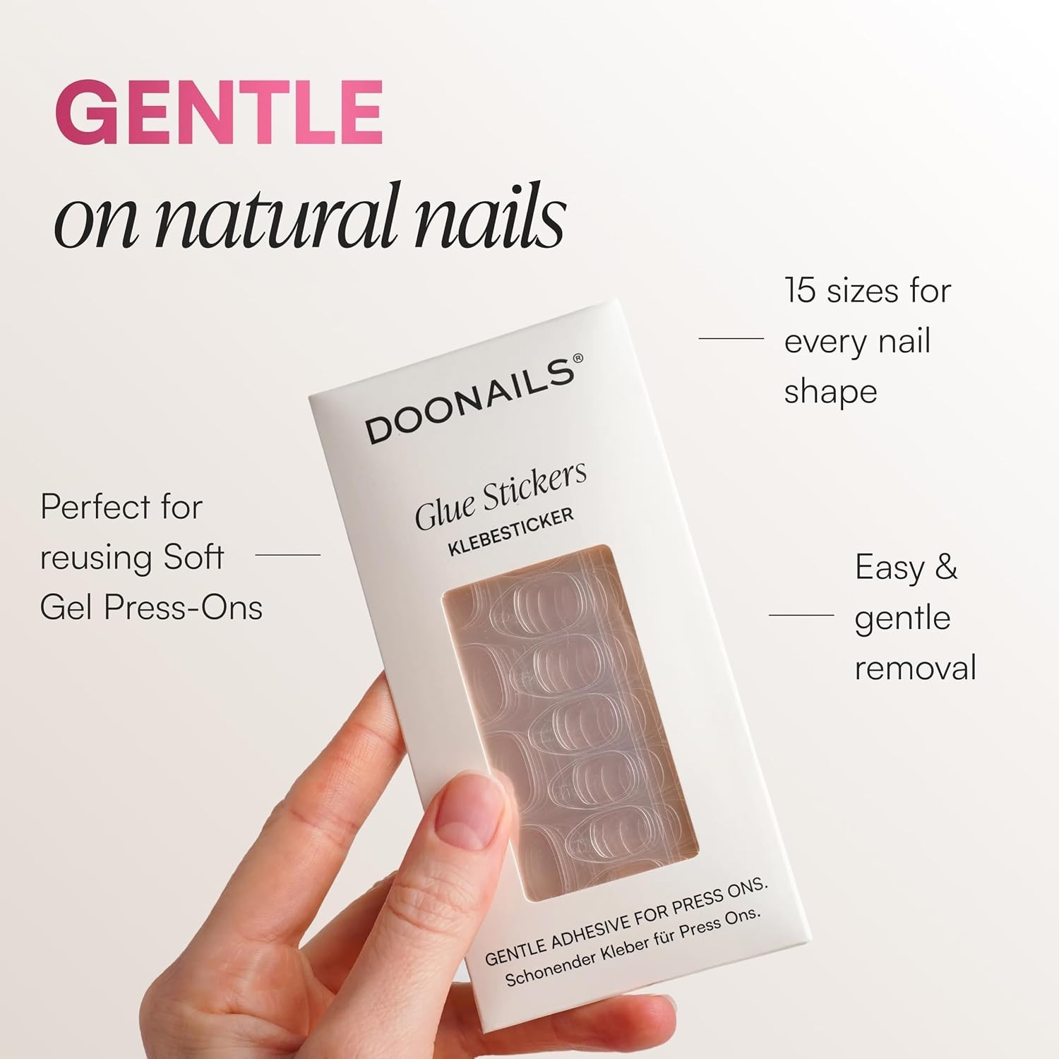 Extra Strong Nail Tabs for Press On Nails – Waterproof, Ultra-Thin Adhesive N…