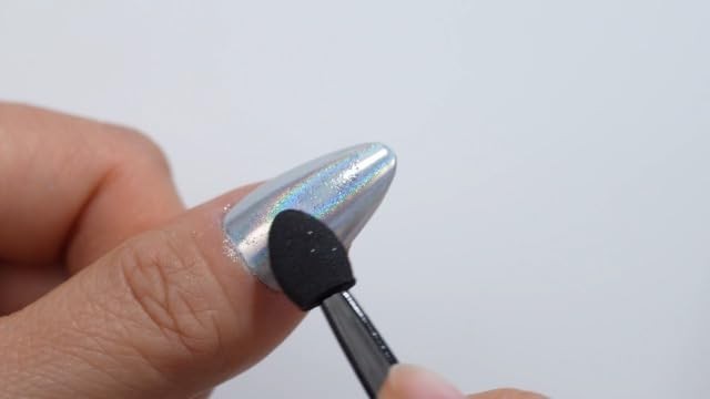 White Pearl Chrome Nail Powder And Chameleon Aurora Nail Powder | Pigment Mermai