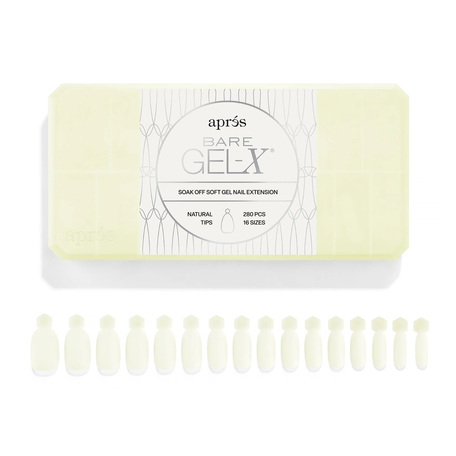 Apres Bare Gel-X – Natural Box Of Tips (280Pcs)