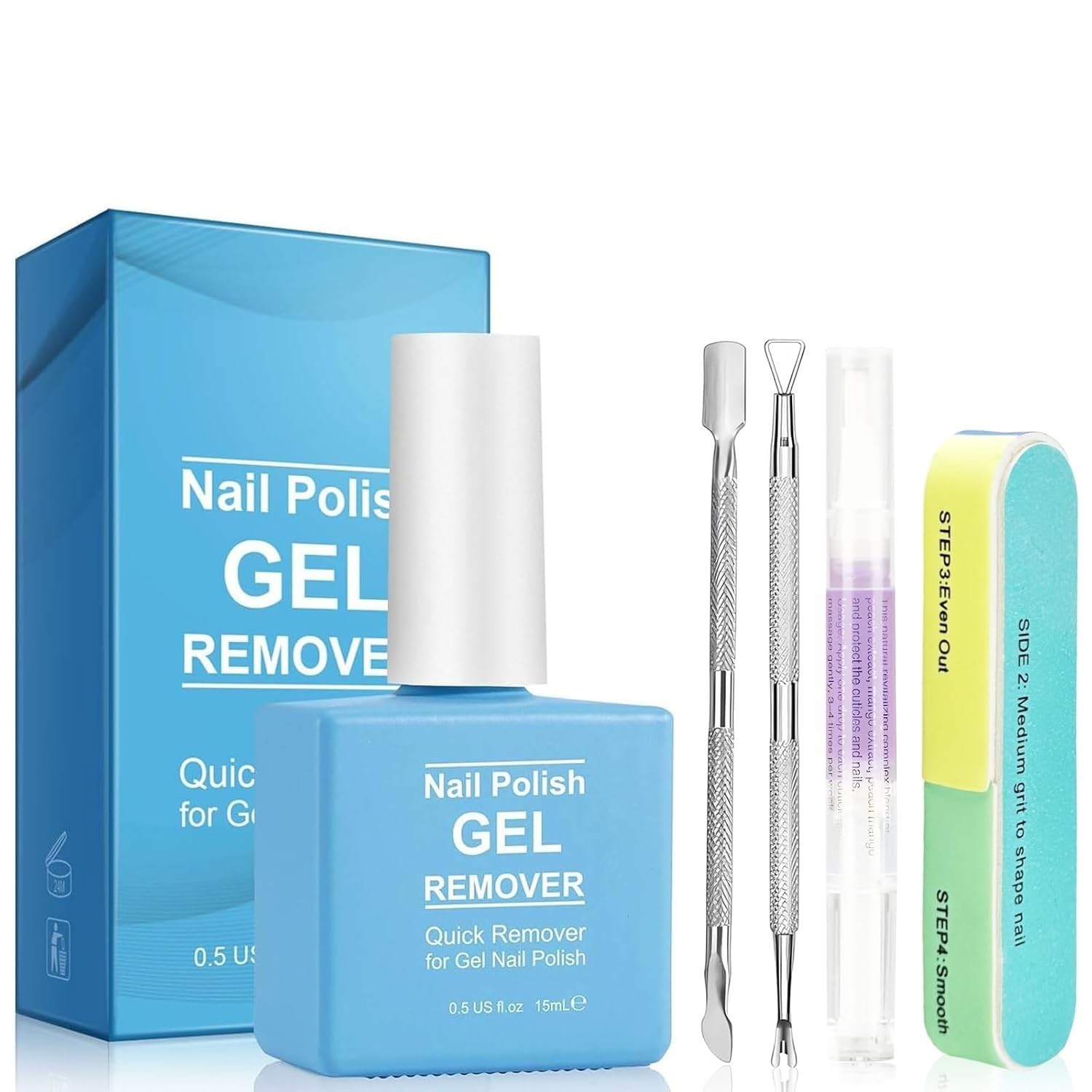 Gel Remover for Nails, Professional Nail Polish Remover, Easily Magic L