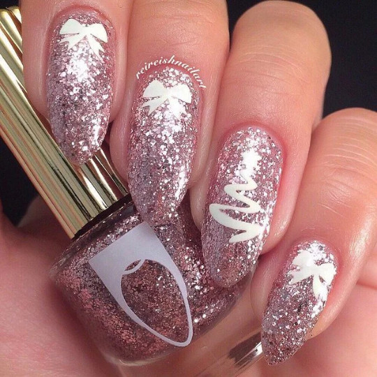 Ribbon Tree Stencils for Nails, Christmas Nail Stickers, Nail Art, Nail Vinyls