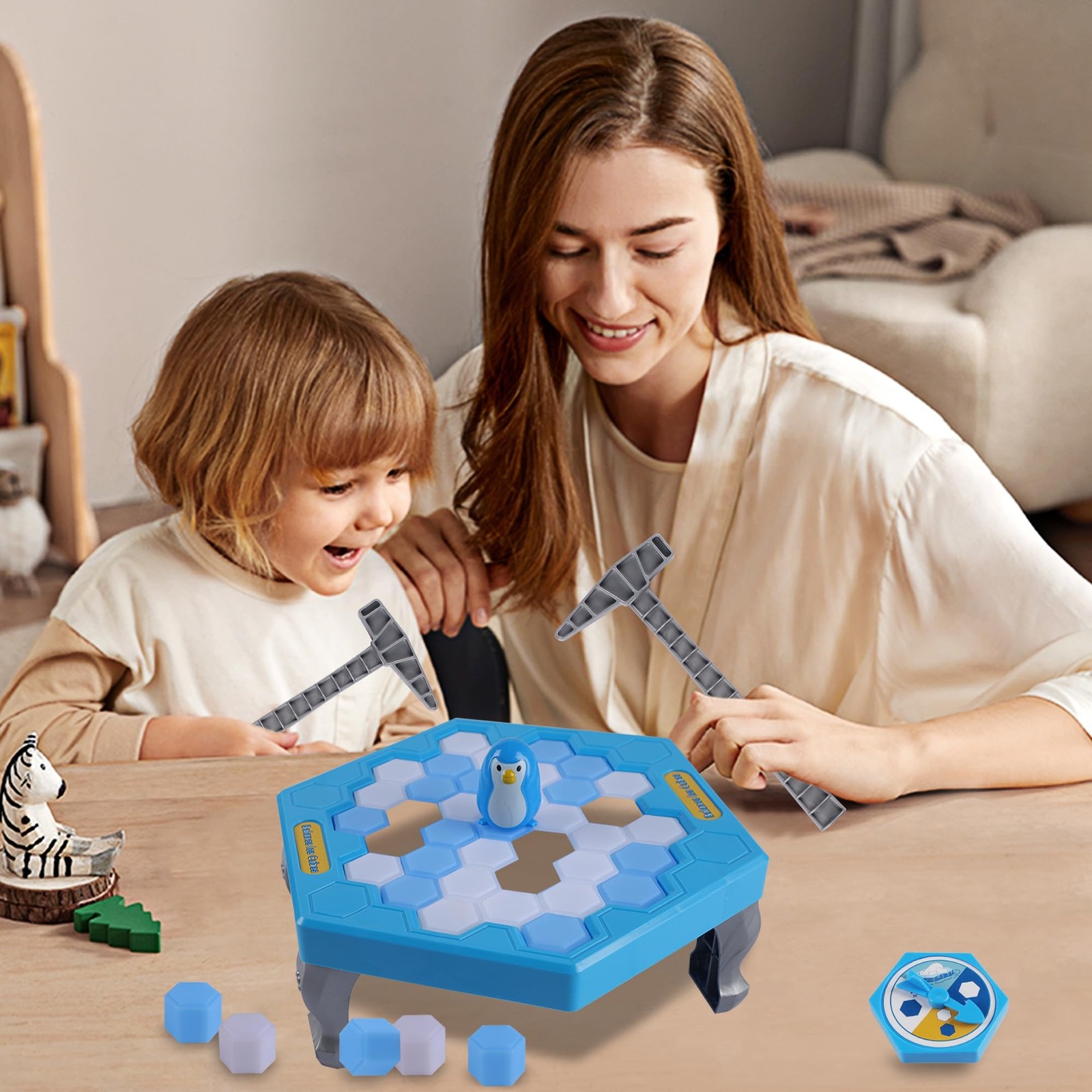 DR.DUDU Save Penguin Break Ice Board Game 10 inches x 10 x 2.4