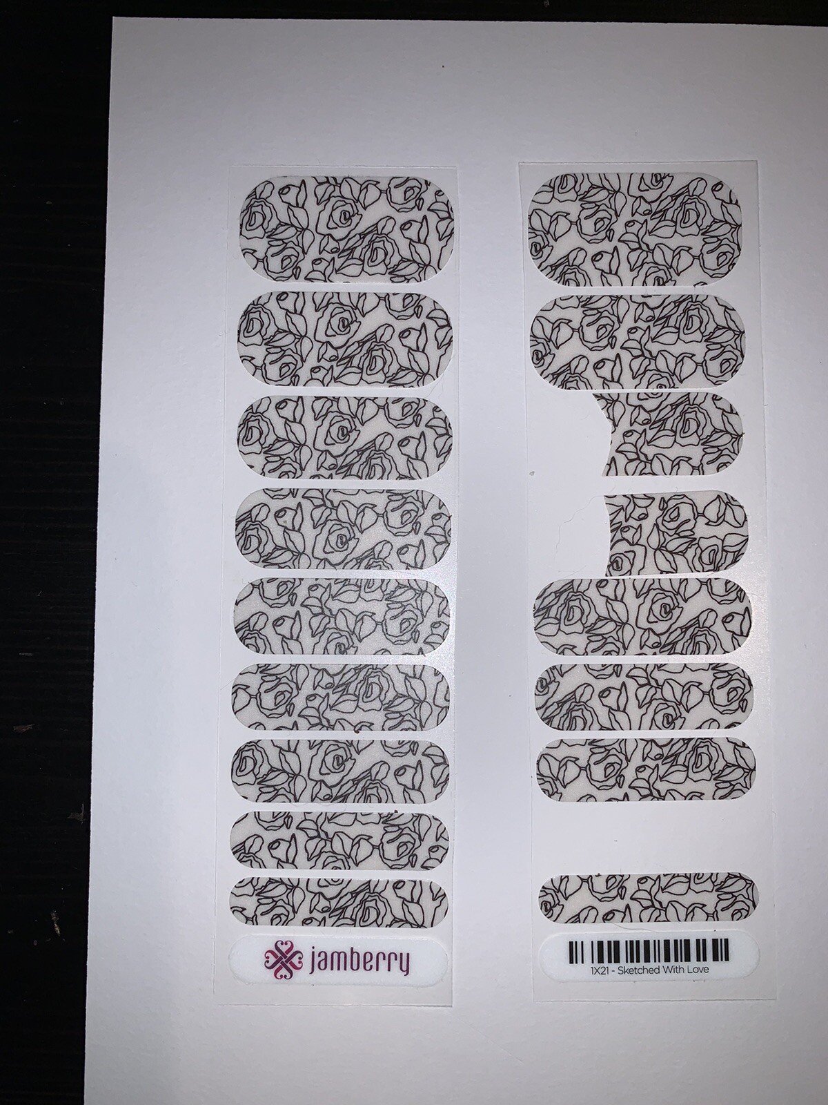 Jamberry Nail Wraps Partial Half Sheet – Sketched With Love