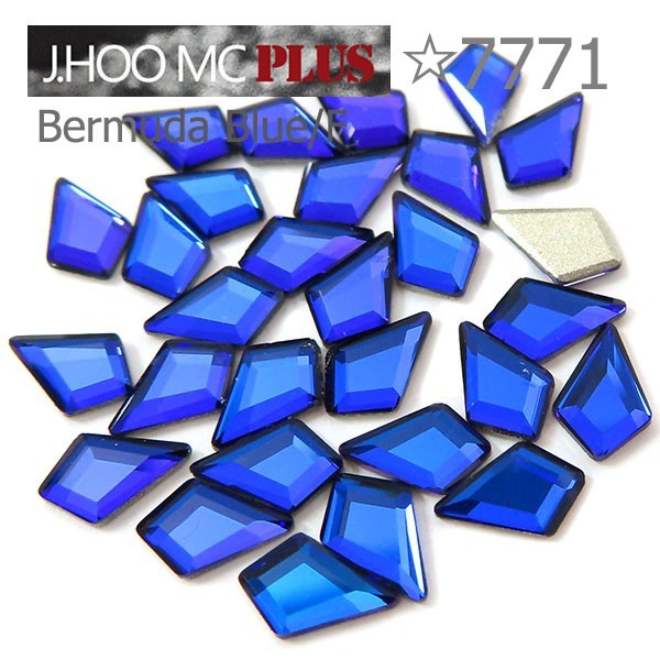 J.HOO Crystal 7771 Kite Flat Back Rhinestones 6.4×4.2mm Nail Art (10pcs)