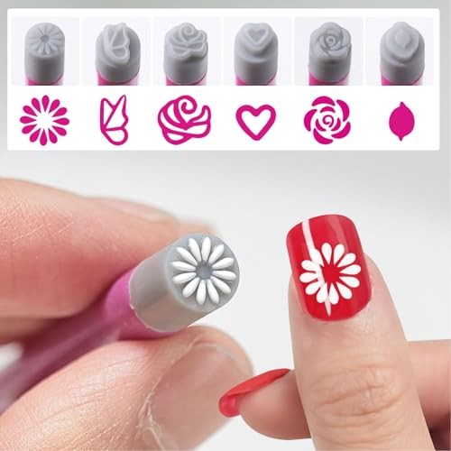 Nail Stamp Pens, 30 Pcs Nail Art Stamp Pen Set, Different Patterns Silicone