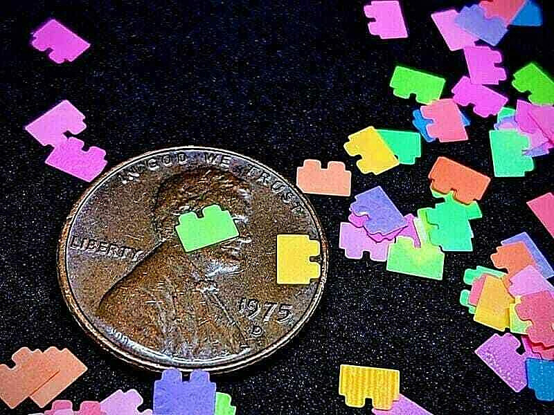 4MM Brick Shape Glitter~You Choose Color~Nail Art•Acrylic•Gel•Body Art•Festival