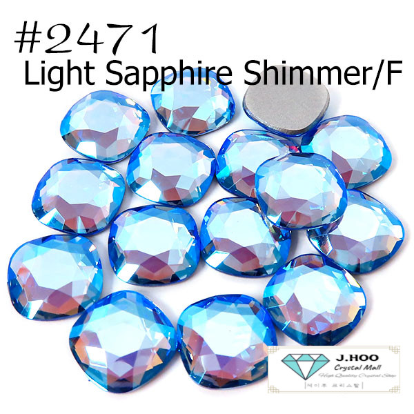 Swarovski 2471 Cushion Flat Back 10mm(4pcs)