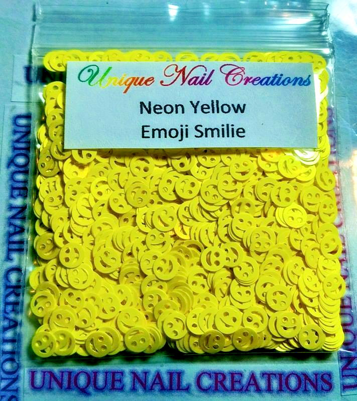 NEW COLORS ADDED!*EMOJI Shape~U CHOOSE~Nail•Acrylic•Gel•Body Art•Face•Festival