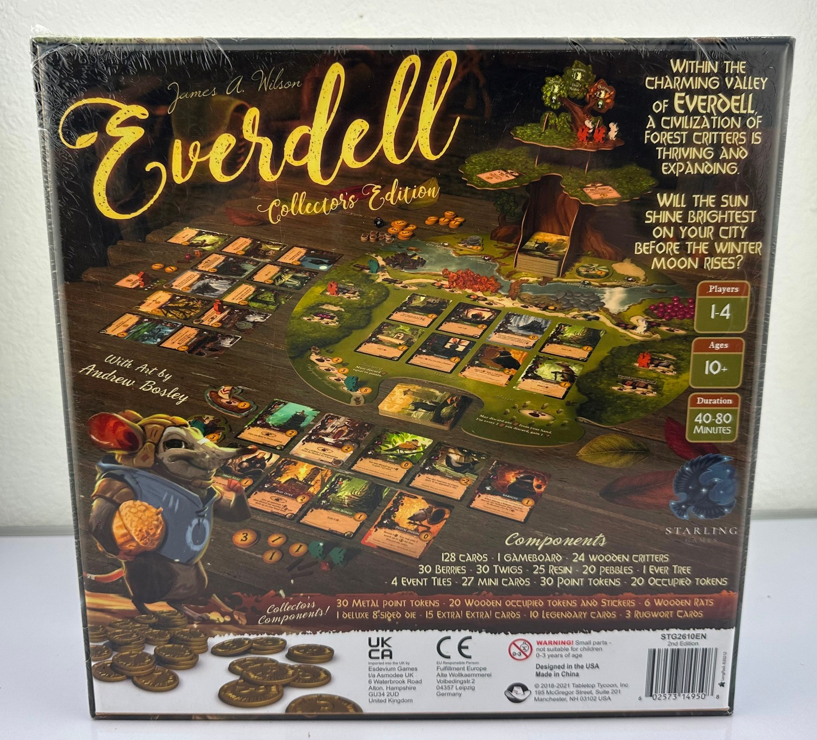 Everdell Collectors Edition – by Starling Games – 1-4 Player Game. New & sealed