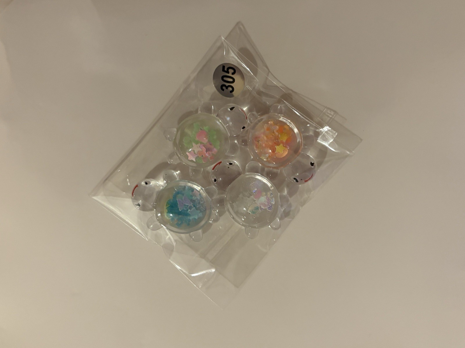 3D Glitter Teddy Bear Nail Art Charms Multicolor Plastic for Gels Acrylics