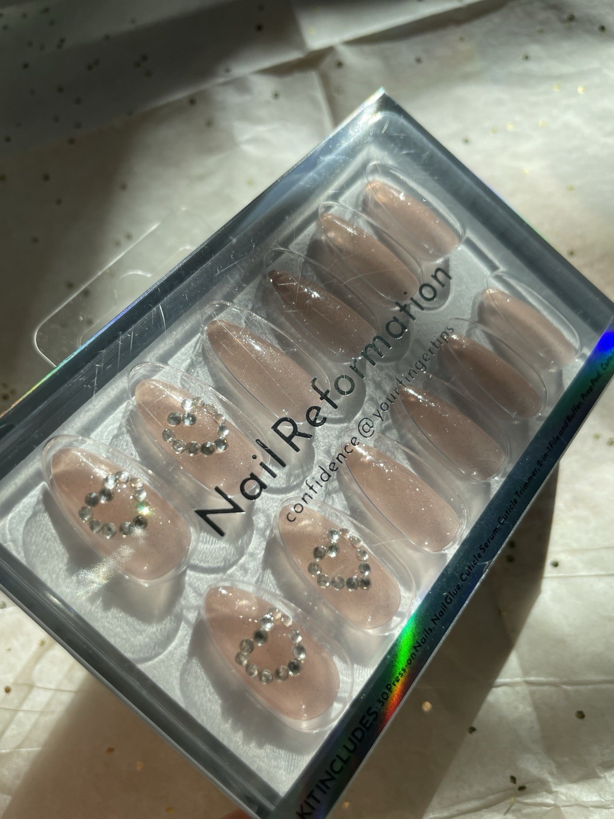 Salon Quality Nail Reformation 30 Pieces Of Press On Nail Set A011