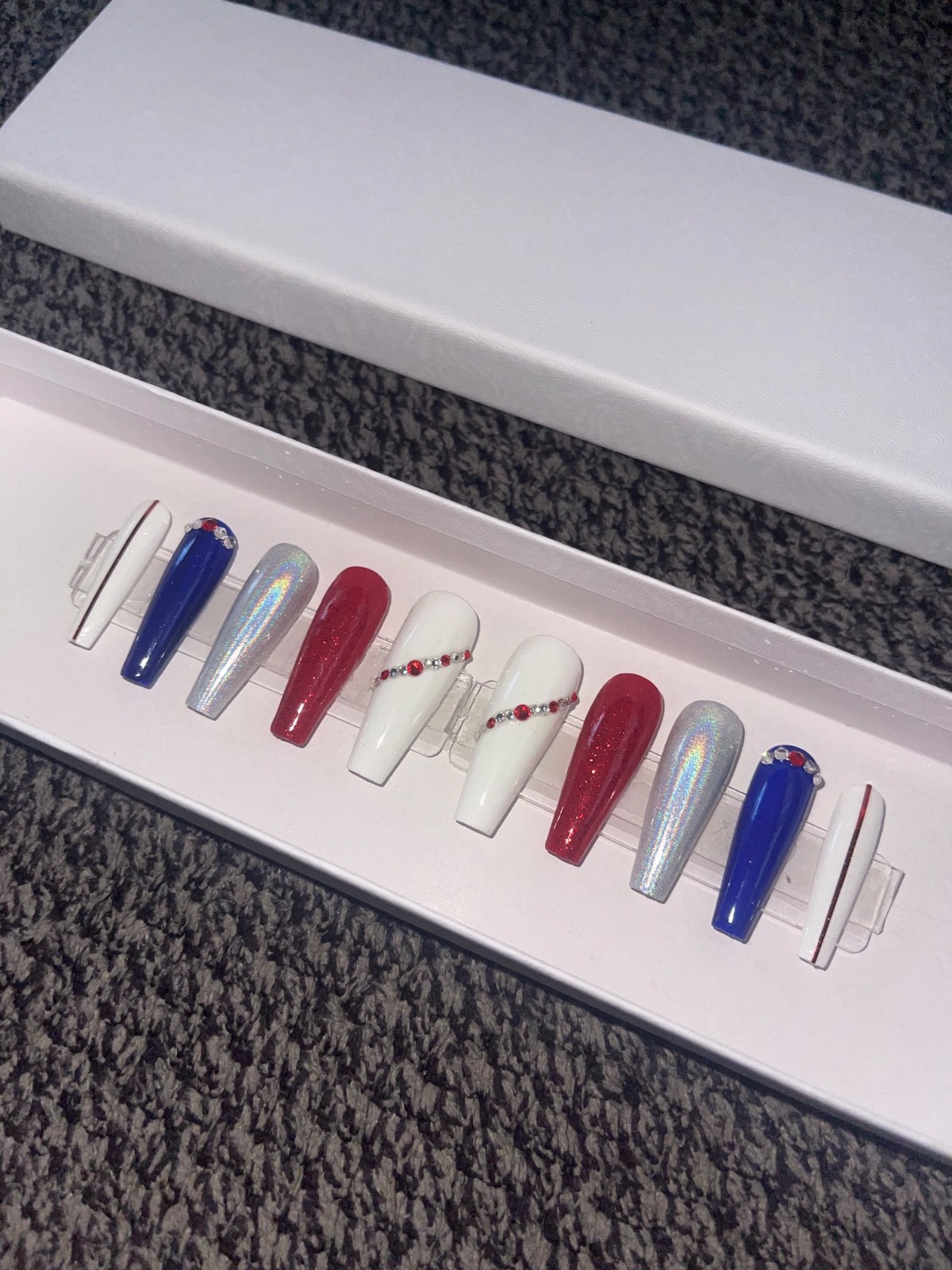 Press on Nails Handmade Various Sizes & Designs