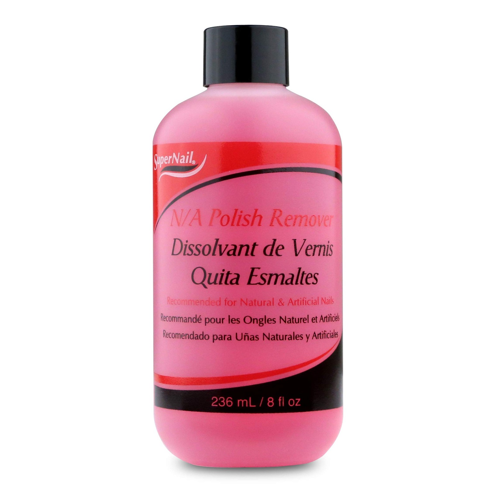 Super Nail Non-Abrasive Polish Remover 8 oz 8 Fl Oz (Pack of 1)