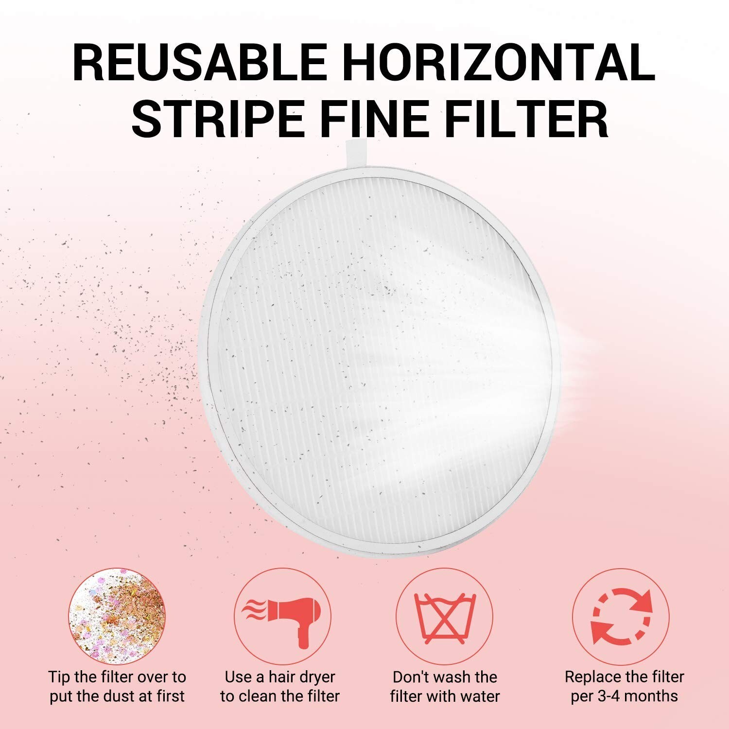 High Power Nail Dust Vacuum with Adjustable Suction & Efficient Heat Dissipation