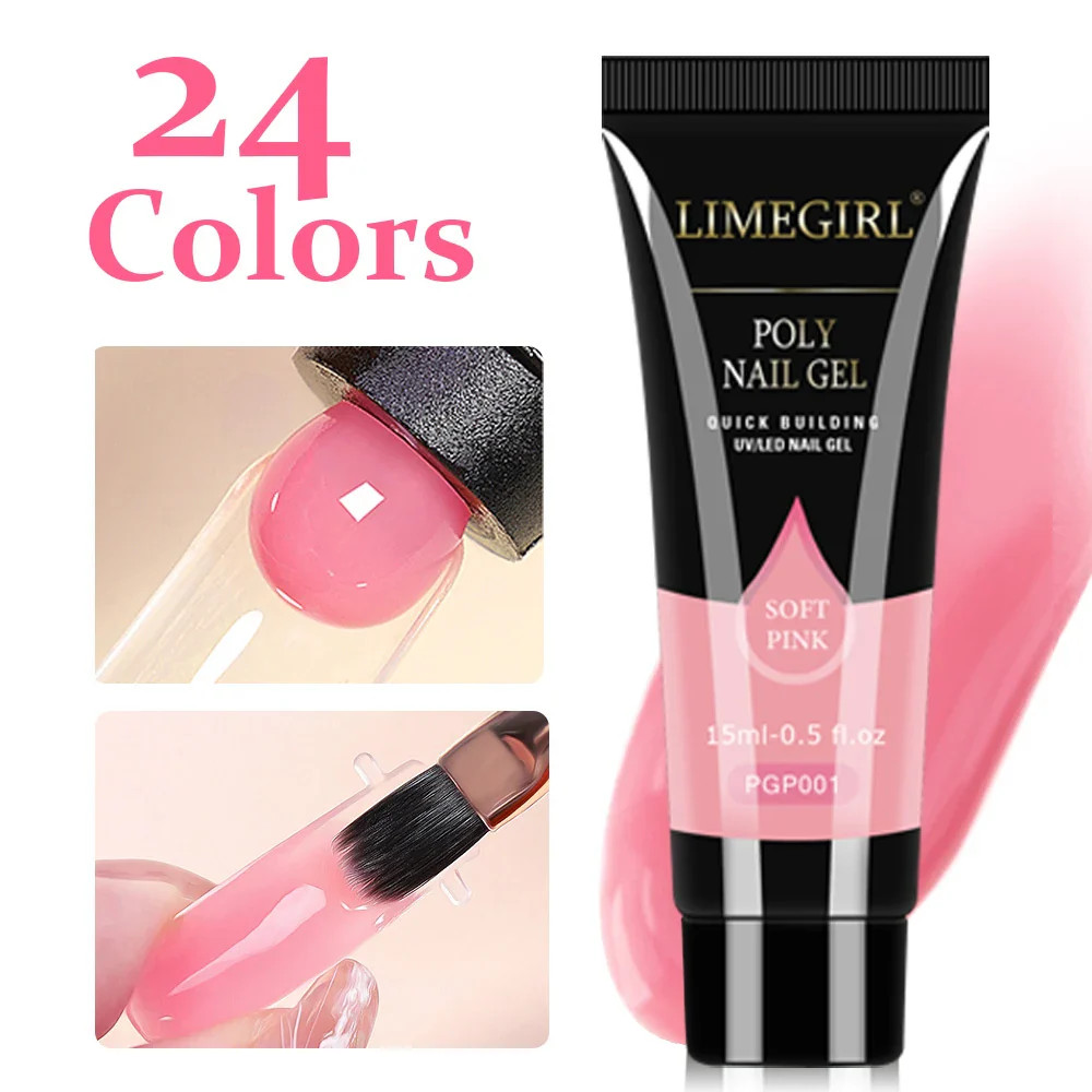 Limegirl Acrylic Manicure Kit UV LED Light Gel Varnish Kit Gel Extension NailKit