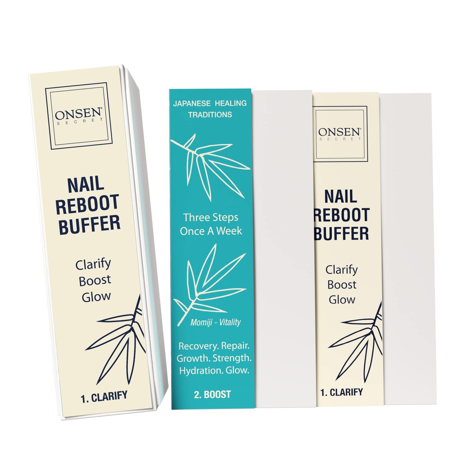 Professional Nail Buffer Block | Ultimate Shine Nail Buffing Block w/ 3 Way B…