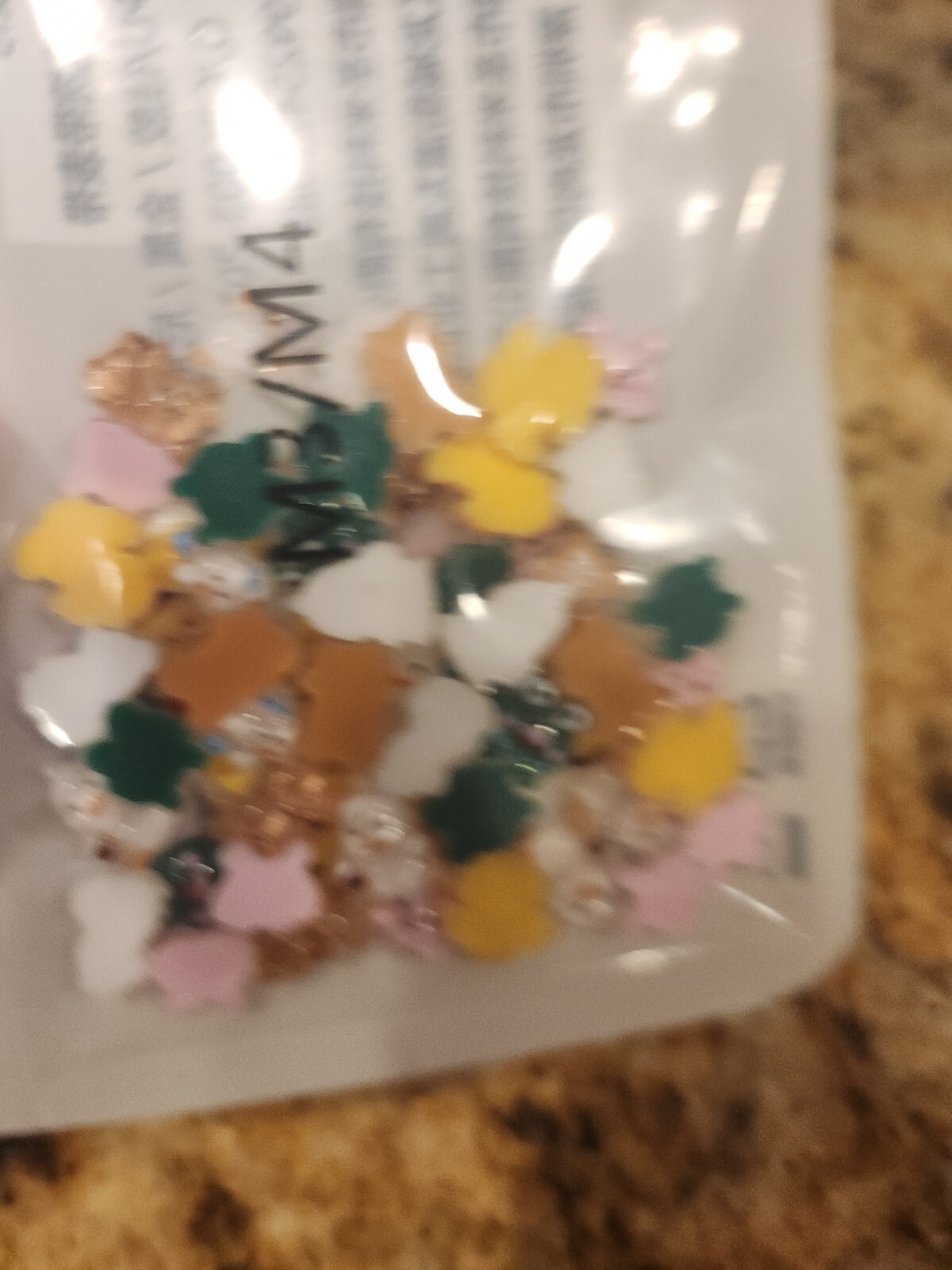 Kawaii Sanrio Characters Mini Nail Charms 60pc Resin Embellishment Manicure Art