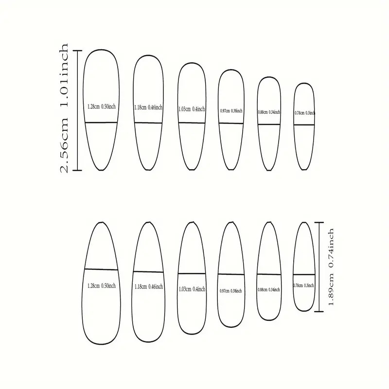 24pcs Almond Shape Press On Nails, Middle Length Drop Shaped Gradient Red False