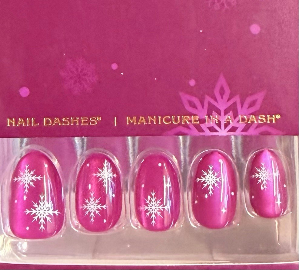 Red Aspen Short Almond Pink Star Shiny Cat Eye Snow Angels With Addie 🎀