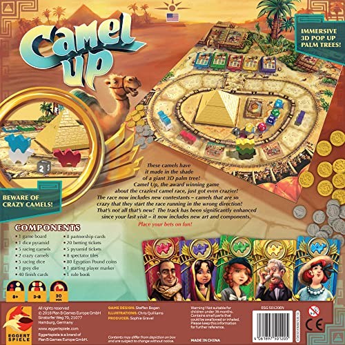 Camel Up (Second Edition) | Strategy , Dice Game | Family Medium, Various
